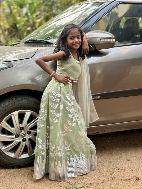 Kids Lehanga Stitching