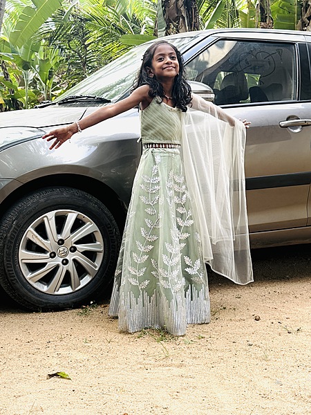 Kids Lehanga Stitching