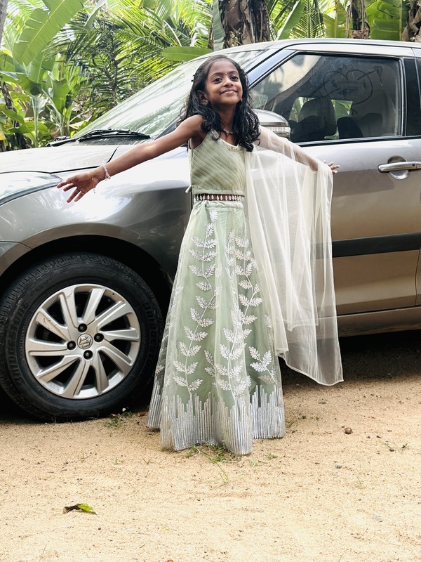 Kids Lehanga Stitching