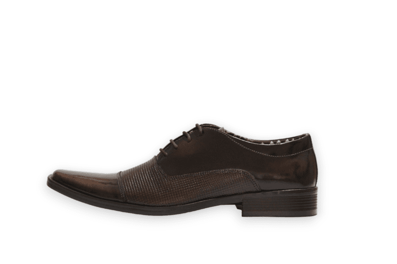 Zapato Cordón Pianelo Cherry con textura