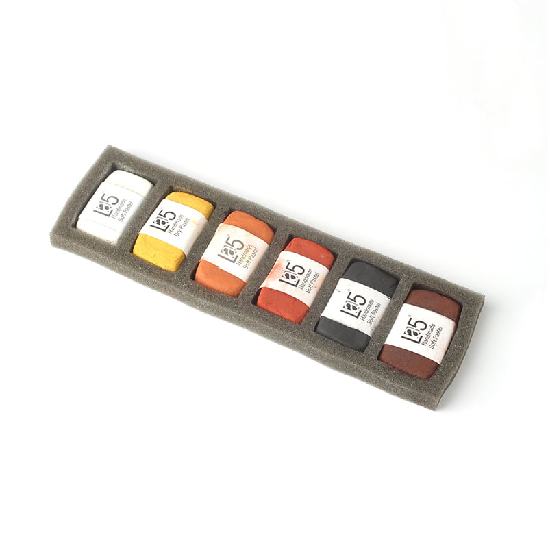 La5 Hand Made Soft Pastel Chunky Set of 6