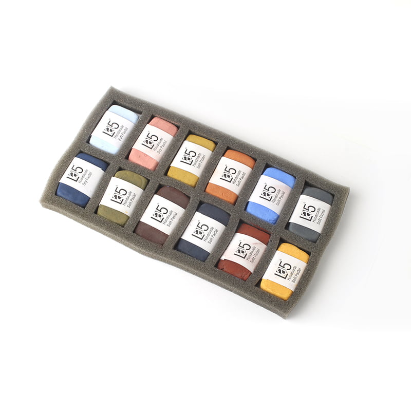 La5 Hand Made Soft Pastel Chunky Set - 2 (12Colours)