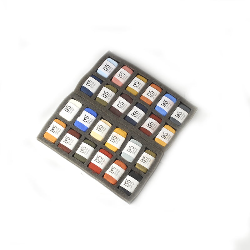 La5 Hand Made Soft Pastel Chunky Set of 24