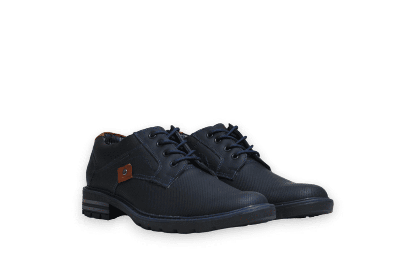 Zapato Cordón Pianelo Azul