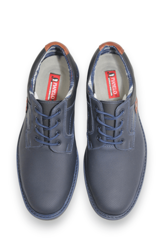 Zapato Cordón Pianelo Azul