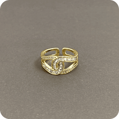 Infinity Zircons Ring
