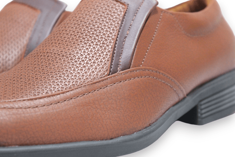 Mocasín Pianelo Miel con Borde Lengueta Café