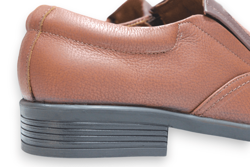 Mocasín Pianelo Miel con Borde Lengueta Café