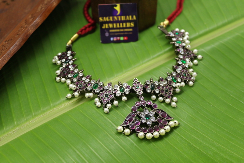 Black Antique  Temple Necklace