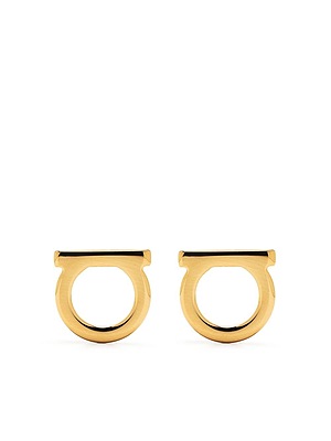 Ferragamo Earrings Gold Plain