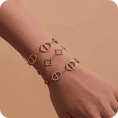 Hermes Delicate Zircons Bracelet