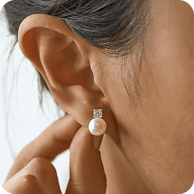 Delicate Princess Pearl Earrings