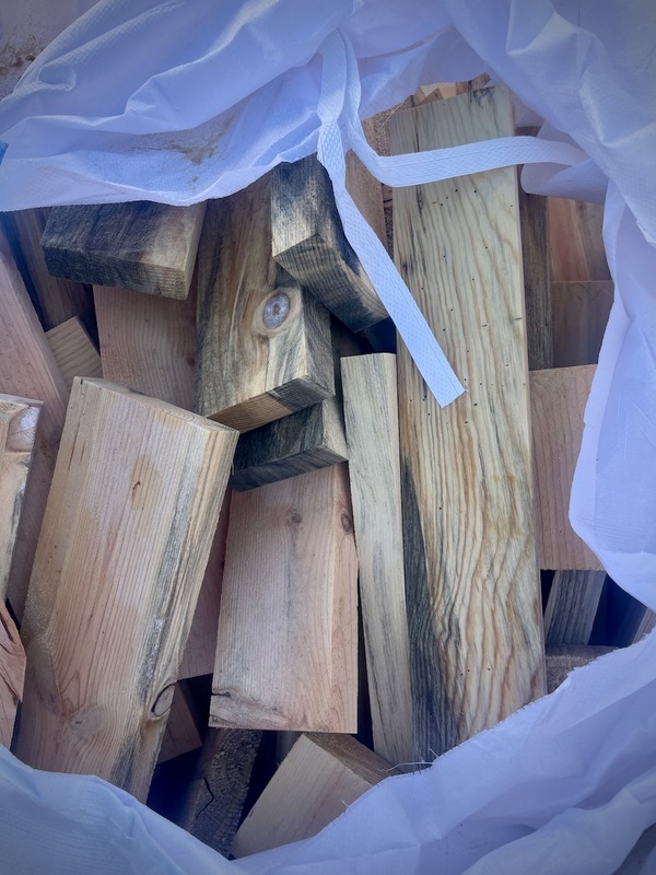 Ponderosa Pine Firewood Off-cuts  - Supersack (30 cubic ft)