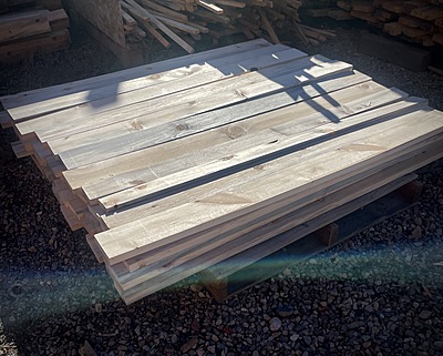 Planed Ponderosa Pine Boards