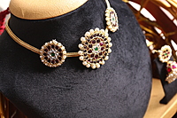 Sun temple choker-Panchalogam Bharatanatyam Jewellery