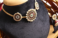 Sun temple choker-Panchalogam Bharatanatyam Jewellery
