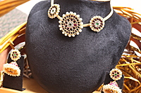 Sun temple choker-Panchalogam Bharatanatyam Jewellery