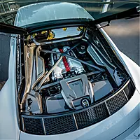 2017–2023 Audi R8 5-Piece 2x2 Carbon Fiber Engine Bay Kit | Full Under-Hood Upgrade