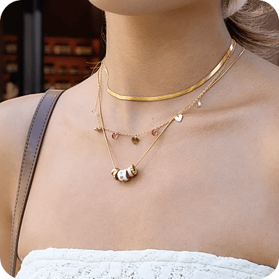 Little Star Ring Necklace