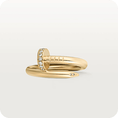 Cartier Nail with Zircons Ring