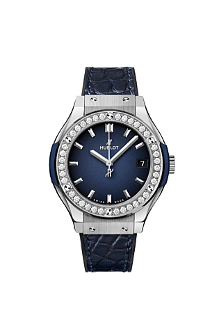 TITANIUM DEEP BLUE DIAMONDS -33mm
