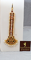 Forehead Pendant/Nethi Chutty/Maang Tikka - Artificial Temple Jewellery