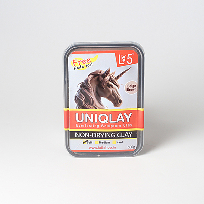 La5 Uniqlay Beige Brown Soft - 500g