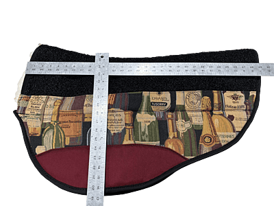 Dryback Barrel with Wine Print