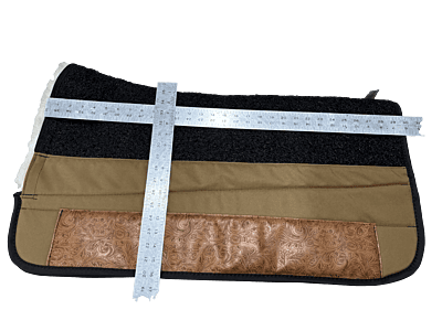 30" Tobacco with Paisley Mule Pad