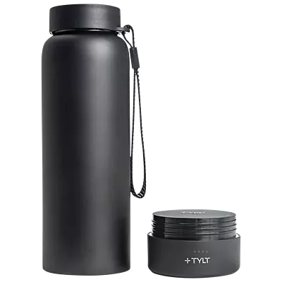 TYLT 24oz Insulated Bottle and Power Bank