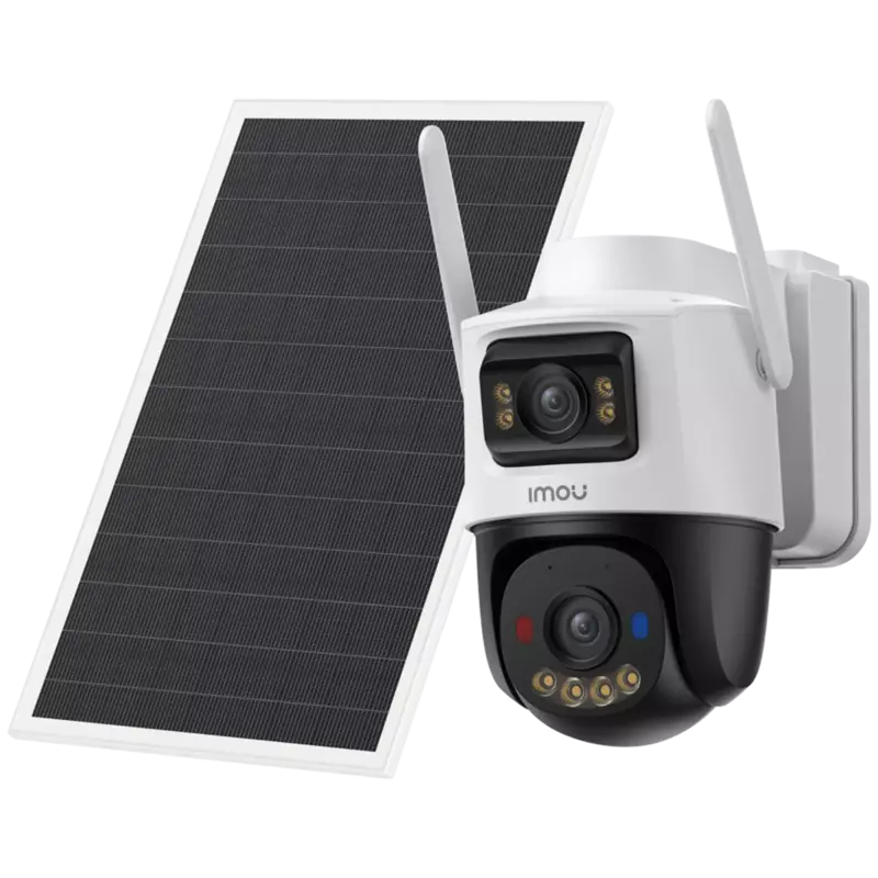 IMOU Dual AOV 10MP 4G Wi-Fi Solar-Powered Pan Tilt Security Camera Dual Lens 10000mAh Battery Color Night Vision IPC-SA70F-10M1T