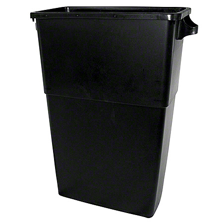 Impact® Thin Bin® Container - 23 Gal., Black 4/CS