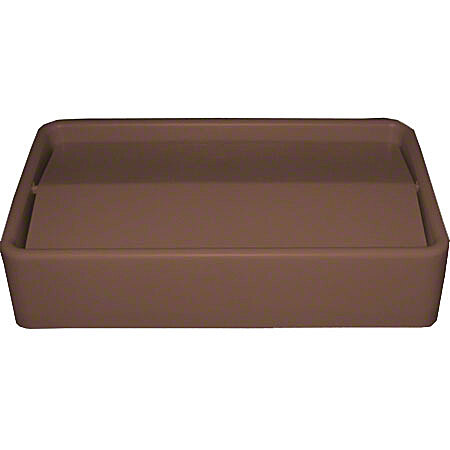Click to Enlarge Impact® 23 Gal. Thin Bin™ Brown Swingtop Lid 4/CS