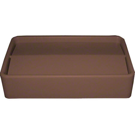 Click to Enlarge Impact® 23 Gal. Thin Bin™ Brown Swingtop Lid 4/CS