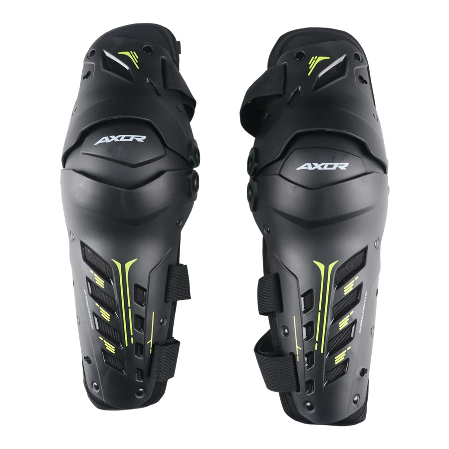 AXOR IMPACT-X KNEE GUARD BLACK/NEON