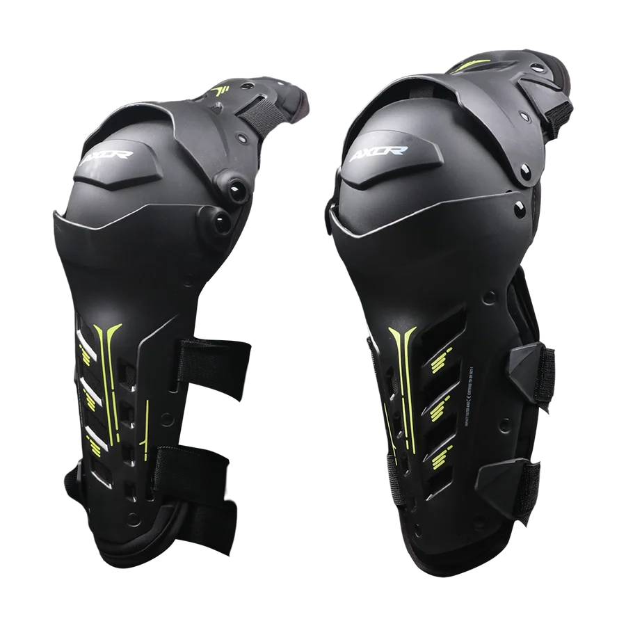 AXOR IMPACT-X KNEE GUARD BLACK/NEON
