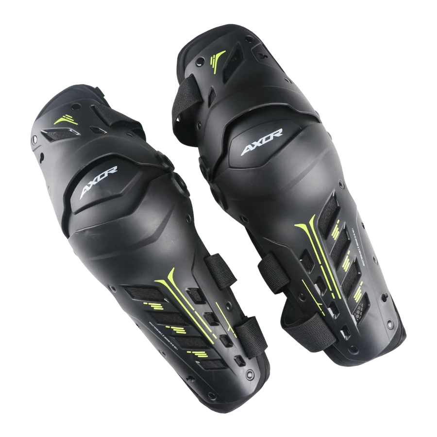 AXOR IMPACT-X KNEE GUARD BLACK/NEON