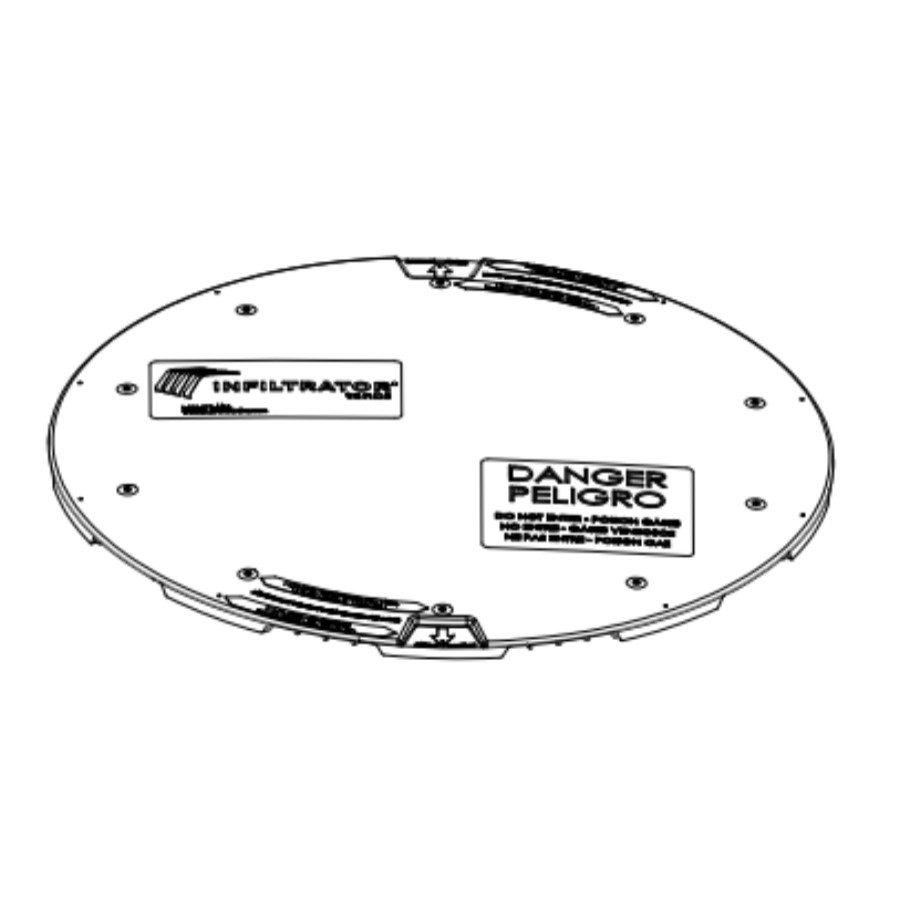 Infiltrator 24" Replacement Lid – Fits Infiltrator Underground Water Tanks