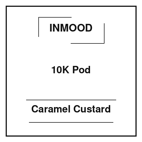 Inmood Pod 10K Caramel Custard Inmood Pod 10K Caramel Custard