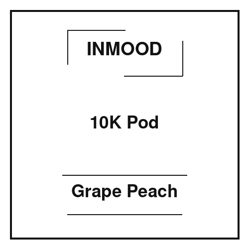 Inmood Pod 10K Grape Peach
