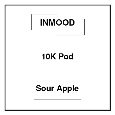 Inmood Pod 10K Sour Apple