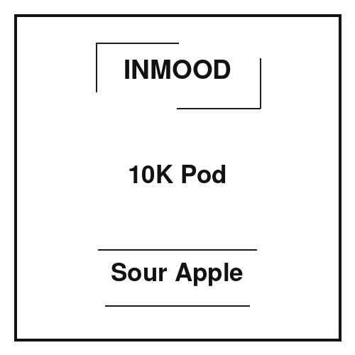 Inmood Pod 10K Sour Apple Inmood Pod 10K Sour Apple