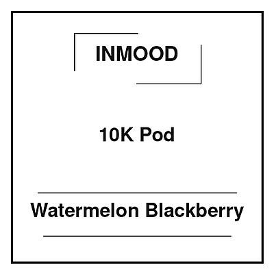 Inmood Pod 10K Watermelon Blackberry