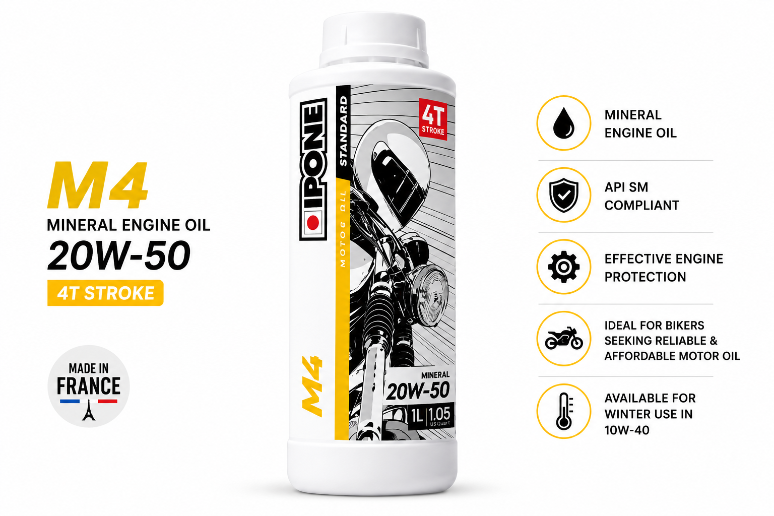 IPONE M4 20W50 1 LTR