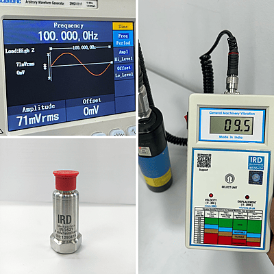 Calibration of Vibration Meter IRD306DP along with its Vibration Sensor IRD531 Calibration of Vibration Meter IRD306DP along with its Vibration Sensor IRD531