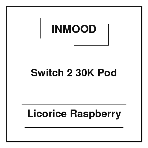 Inmood Switch 2 30K Pod Licorice Raspberry