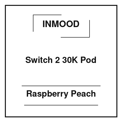 Inmood Switch 2 30K Pod Raspberry Peach