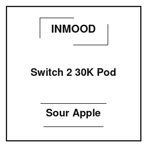 Inmood Switch 2 30K Pod Sour Apple