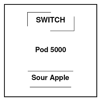 Switch Pod 5000 Sour Apple Switch Pod 5000 Sour Apple