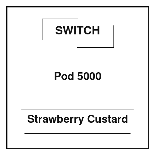 Switch Pod 5000 Strawberry Custard Switch Pod 5000 Strawberry Custard